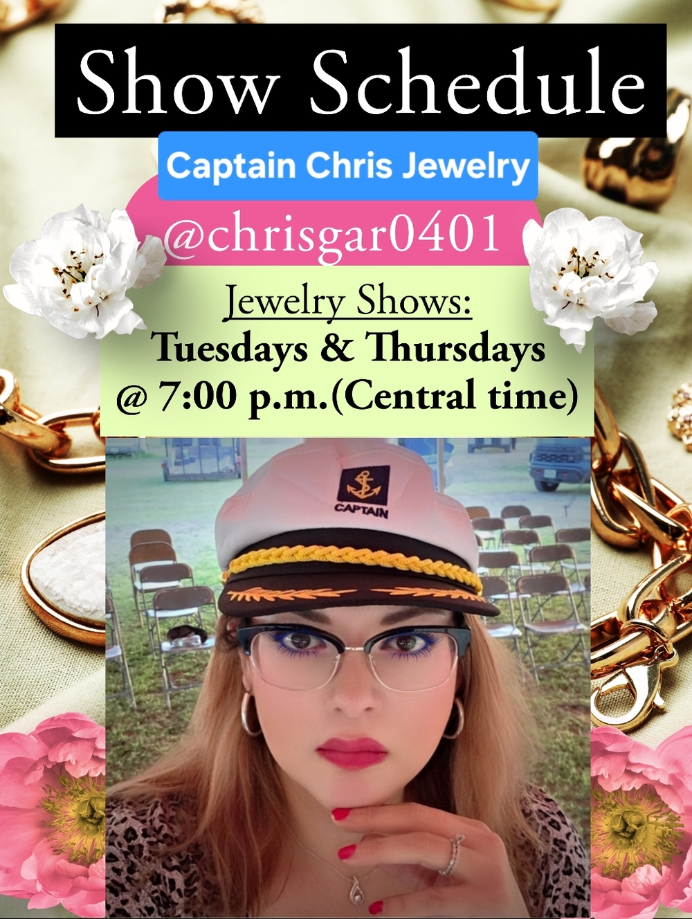 LIVE SHOW NOTIFICATION-@chrisgar0401- Like To Be Notified ⚓️❤️